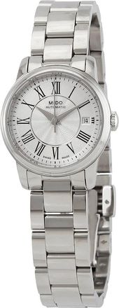 Mido Baroncelli III Automatic Silver Dial Ladies Watch M0100071103309