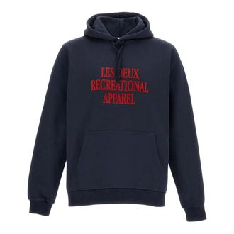 Les Deux Hombre, Sudaderas, Azul, Talla: L