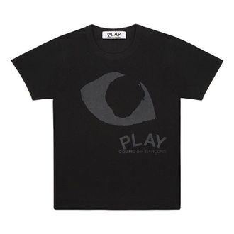 Comme Des Gar&ccedil;ons Eye Logo Play Tee Black AZ-T192-051-1