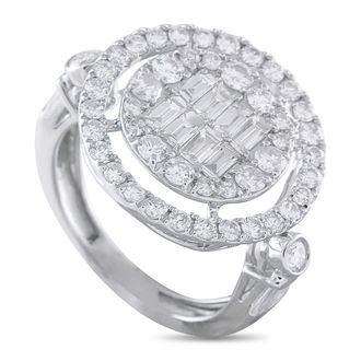 Luxury Bazaar Platinum 2.0ct Diamond Ring MF06-041326
