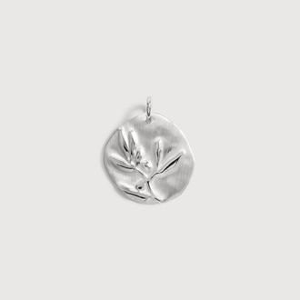 Monica Vinader Sterling Silver Peace Pendant