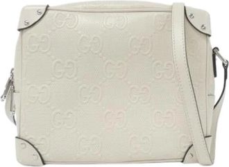 Gucci Pre-owned Cross Body Bags, unisex, White, Size: ONE SIZE Pre-owned Vintage Shoulder Bag
