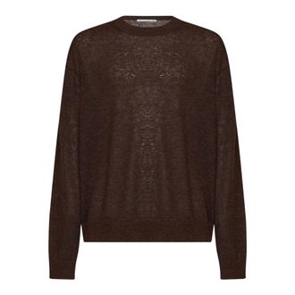 STUDIO NICHOLSON Picco Knit - Heren - Truien - Bruin - Maat: M Wol