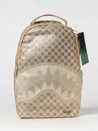Sprayground Backpack Men color Gold
