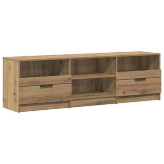 Berkfield Home TV Cabinet Artisan Oak 150x33.5x45 cm Engineered Wood in Brown