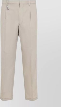 Prada tailored trousers belt loops side pockets