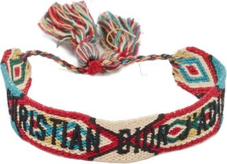 Dior Armband met geborduurd logo - Beige