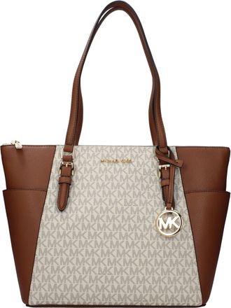 Michael Kors Beige Leather Shoulder Womens Bag