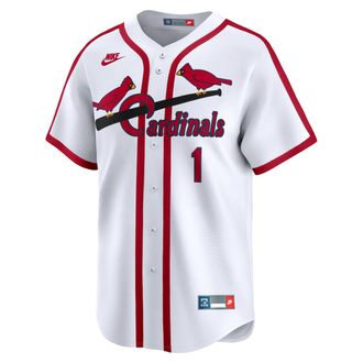 Nike Ozzie Smith St. Louis Cardinals Cooperstown Nike Mens Dri-FIT ADV MLB Limited Jersey in White | CO25SCC1QLL-218