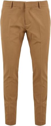 Daniele Alessandrini P2814N11574400 Slimato 15 - Heren - Slim Fit Broeken - Beige - L - Leer - Broeken