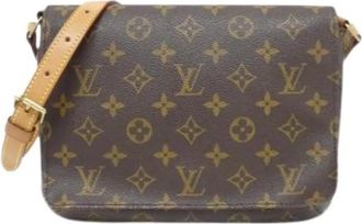 Louis Vuitton Pre-owned Cross Body Bags, female, Brown, Size: ONE SIZE Pre-owned Vintage Monogram Shoulder Bag