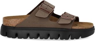 Birkenstock Arizona Chunky Smalle Pasvorm - Dames - Sandalen - Bruin - 38 EU - Leer - Schoenen