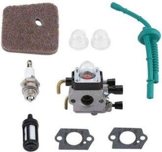 OEM Kit De Carburador Stihl Fs55 Fs55r Fs55rc Fs38 Km55 Hl45 Km55r - Compatible Con Motosierras Y Herramientas De Jardiner&iacute;a - Pieza De Repuesto