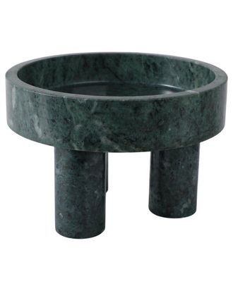Sagebrook Home 9X6in Marble Bowl On 3 Feet