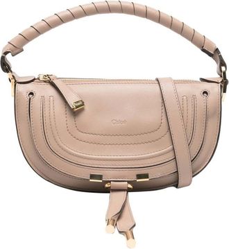 Chlo&eacute; Light Brown Marcie Mini Shoulder Bag