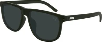 Puma PU0499SA Asian Fit 005 Mens Sunglasses Green Size 58 - Free RX Lenses - Free RX Lenses
