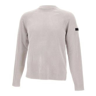 Roberto Ricci Design Rrd, Truien & Vesten, Heren, Grijs, 2Xl, Velvet Round Knit Sweater