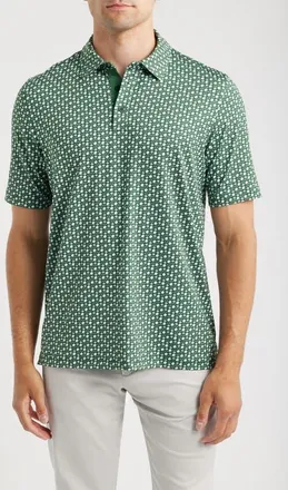 Johnston & Murphy XC+ Game Day Performance Polo in Green at Nordstrom, Size Xx-Large
