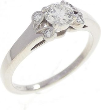 Cartier Platinum Platinum 950 Band Ring (Pre-Owned)