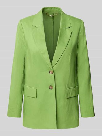 Marc Cain Blazer aus Leinen-Mix mit Pattentaschen in Grass, Gr&ouml;&szlig;e 34