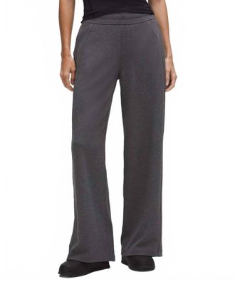 lululemon Scuba Mid-Rise Wide-Leg Pant In Heathered Graphite Grey