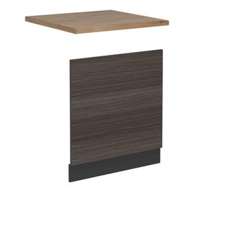 Vicco Frontal Para Lavavajillas R-line, Gris Noble, 60 Cm, Et Roble Vicco