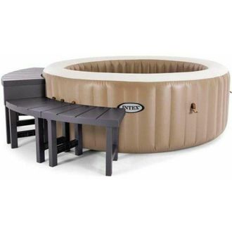 Intex 28515 - Pack De 4 Piezas 2 Medianas + 2 Altas Parapeto Para Spa 4 Plazas Redondo