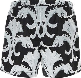Valentino Valentino Metamorphos Wall Print Swim Shorts