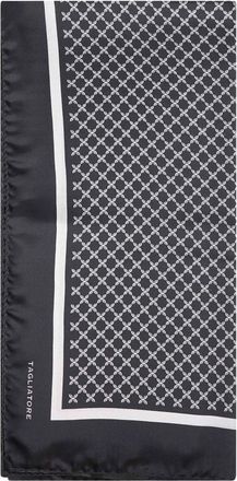 Tagliatore Foulard 90 - Heren - Accessoires - Zwart - Maat: ONE Size Zijde