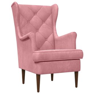 vidaXL Sill&oacute;n Rosa Terciopelo Vidaxl