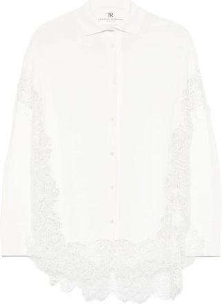 Ermanno Scervino Dames, Blouses & Shirts, Wit, Maat: S