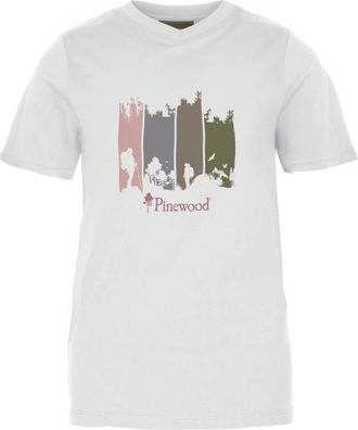 Pinewood Finnveden Recycled Outdoor T-Shirt T-Shirt f&uuml;r Damen | wei&szlig;