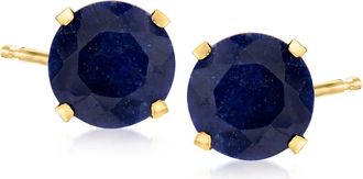 Ross-Simons Sapphire Martini Stud Earrings in 14kt Yellow Gold