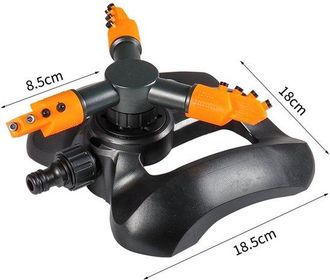 OEM Aspersor De Jard&iacute;n, Aspersor Autom&aacute;tico Para C&eacute;sped, Sistema De Riego Autom&aacute;tico Giratorio De 360 Grados Con 3 Boquillas