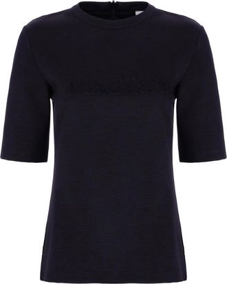 Max Mara Casual Katoenen T-Shirt voor Vrouwen - Dames - T-shirts - Blauw - XS - Katoen - Tops