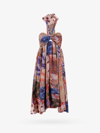 Zimmermann Silk dress with patch paisley print - ZIMMERMANN - gender_Woman