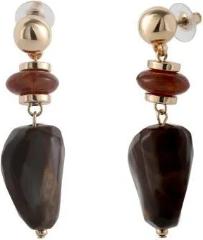 Jessica Simpson Large Bead Drop Earrings for Women, Beaded Dangle Earrings Gold-Tone at Nordstrom