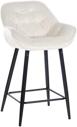 Clp Taburete De Bar Gibson 76 De Terciopelo Crema