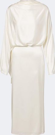 Staud Vestido midi Phoebe en mezcla de seda