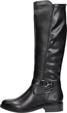 Remonte Aida Hoge Laarzen - Dames - Hoge Laarzen - Zwart - 41 EU - Leer - Schoenen