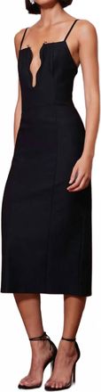 Bishop + Young Womens Gigi Ponte Dress In Black