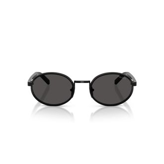 Prada 0pr B56s Oval Steel Sunglasses
