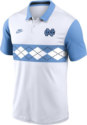 Nike North Carolina Legacy Vapor Nike Mens Dri-FIT College Polo in White | 00HT19NWNCV-7LH