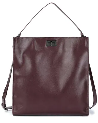 Tiffany & Fred Shiny Leather Tote