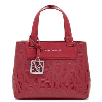 A|X Armani Exchange Small Burgundy Tote Bag