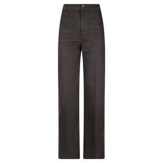 Victoria Beckham Alina Jean - - Trousers - Donna - Grigio - W26