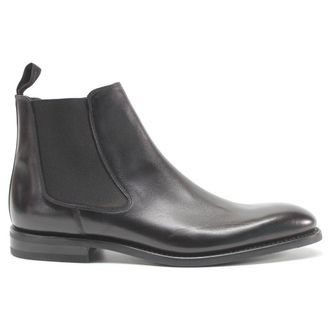 Loake Wareing Leather Mens Ankle Boots - Black - Size:UK 8.5