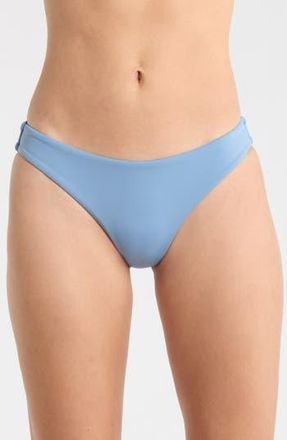 Volcom Simply Seamless Hipster Bikini Bottoms in Bay Blue at Nordstrom Rack, Size X-Large