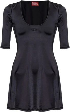 Diesel Mini jurk - Dames - Korte kleedjes - Zwart - XS - Kleedjes