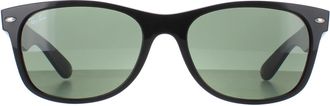 Ray-Ban Zonnebril Nieuwe Wayfarer 2132 901L Zwart Groen G-15 55mm